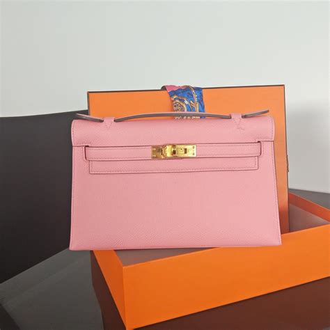 hermes kelly pochette chai|Hermes kelly pochette size.